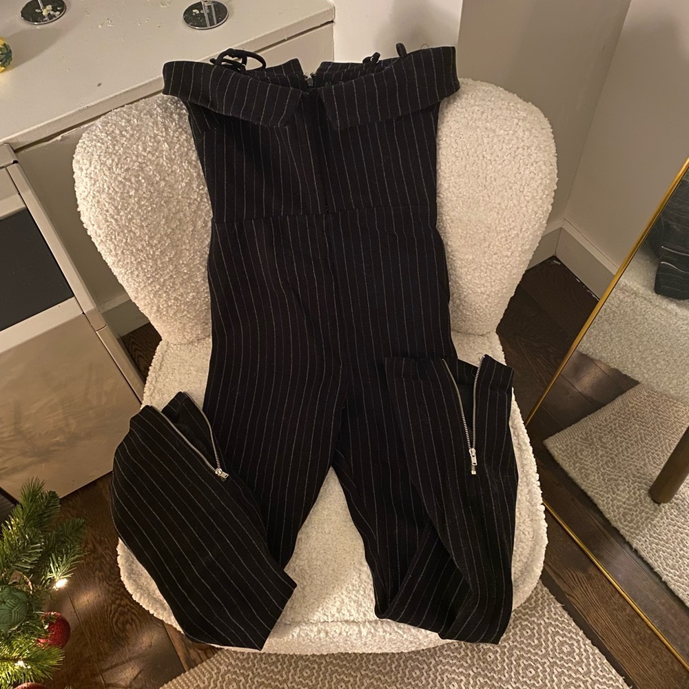 Pinstripe Jumpsuit from NBD